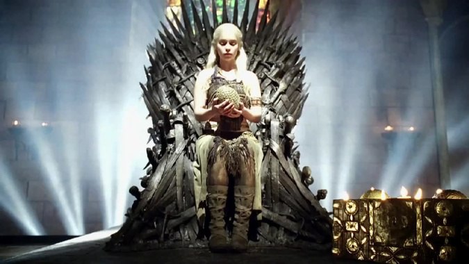 Daenerys Iron Throne