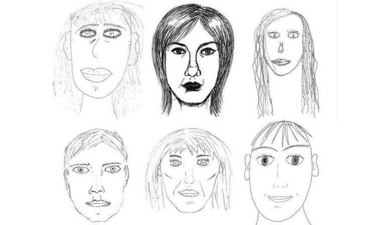 faces eyes high